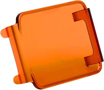 RIGID Industries 201993 D-Series Amber Pro Cover – Snap-On Polycarbonate Lens Cover for D-Series LED Lights