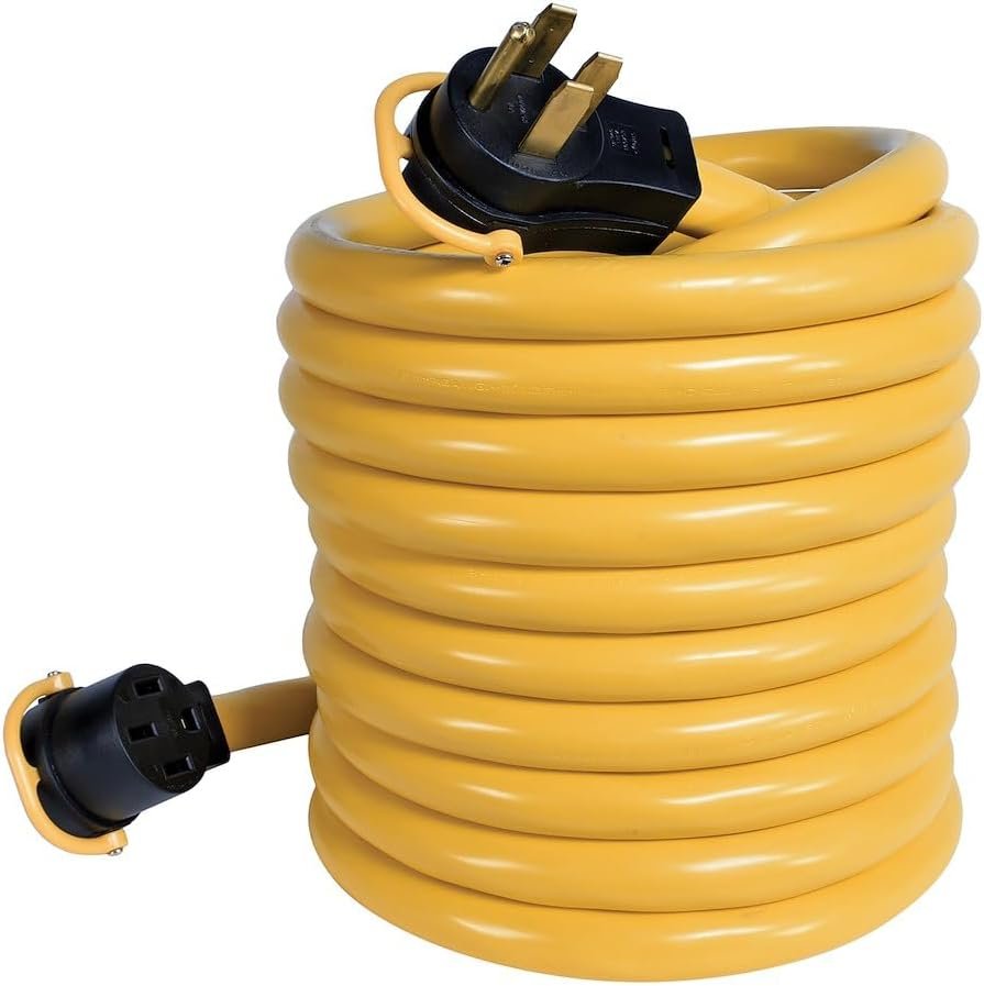 Arcon 11535 Extension Cord – 50 Amp RV Power Extension Cord 30ft with Integrated Carry Handle