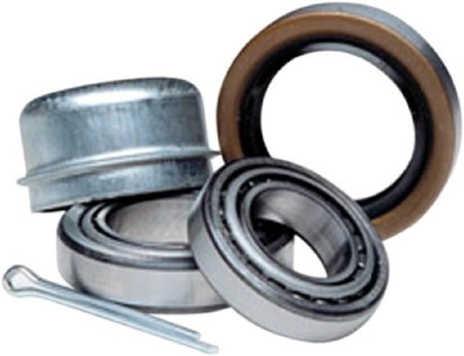 Dexter Marine 81106 Bearing Kit – 3/4in Trailer Wheel Bearings with Dust Cap for Small Trailer Hubs