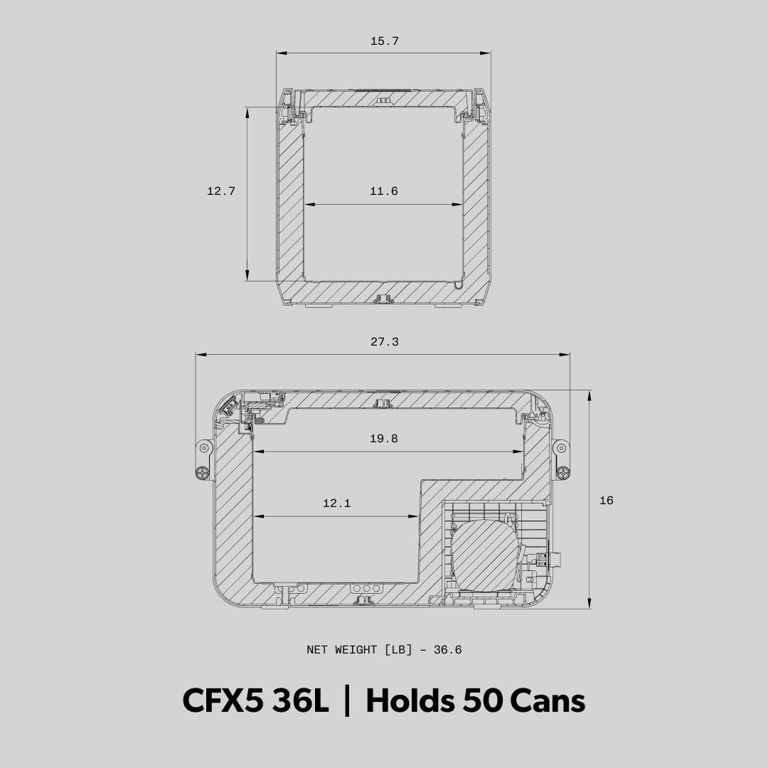 Dometic CFX5 35 Electric Cooler – 35L Portable Fridge Freezer with Vacuum Insulated Panels and App Connectivity - Image 3
