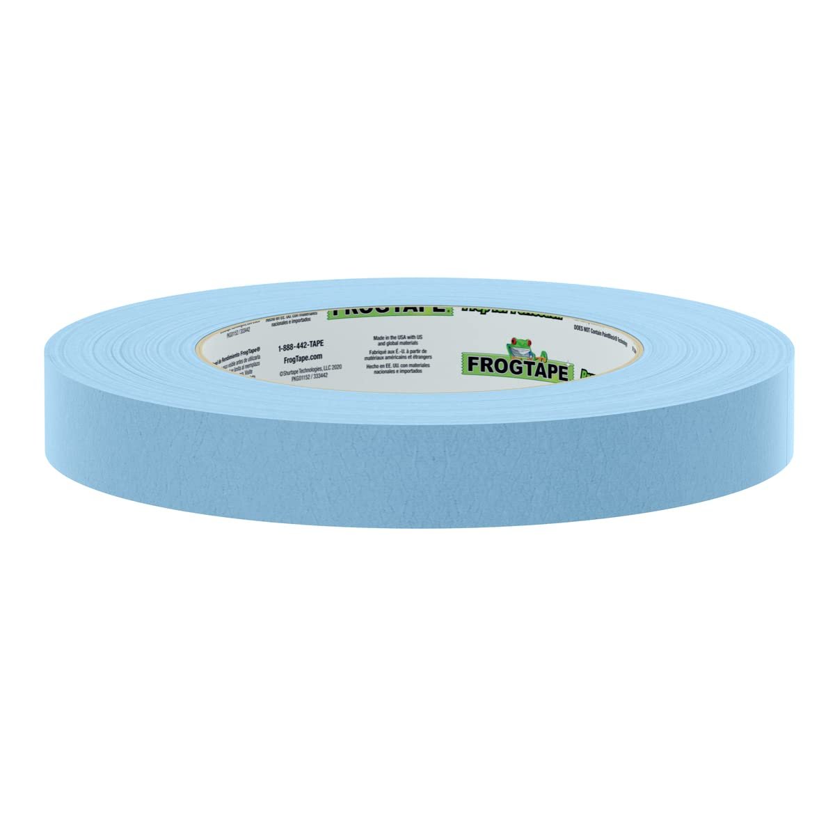 Shurtape CP 250 Blue Painter's Tape – 18mm x 55m Fine Detail Paint Masking Tape, 64 Roll Carton - Image 3