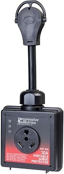 Progressive Industries SSP-30X Portable RV Surge Protector – 30 Amp Smart Electrical Protection Device