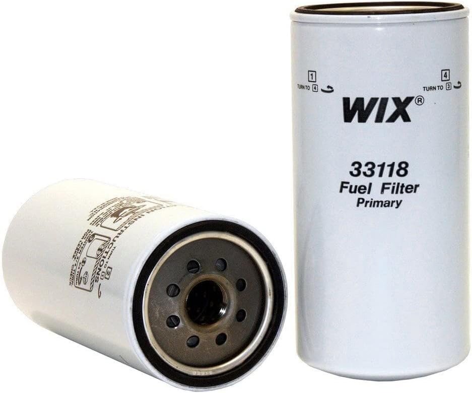 WIX 33118 Heavy Duty Spin-On Fuel Filter – 21 Micron Enhanced Cellulose Media with 12 GPM Flow Rate for Detroit Diesel Engines - Image 2