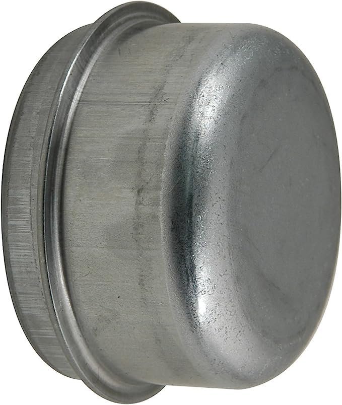 C.E. Smith 16200A Trailer Dust Caps – 1.98in Grease Dust Caps for Trailer Hubs, Pair of Zinc-Plated Steel Caps - Image 2
