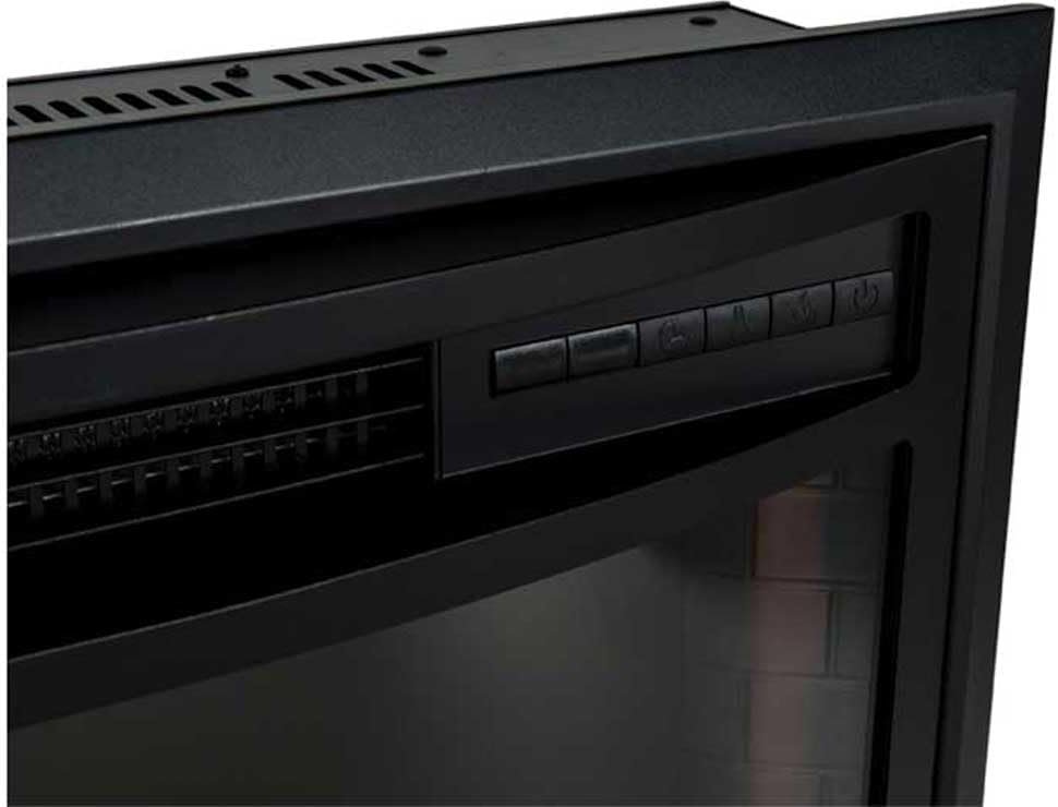 Greystone WF2613L 26in Curved Electric Fireplace – 4600 BTU Heating, 1400W Output with Remote and LED Flame Effects - Image 3