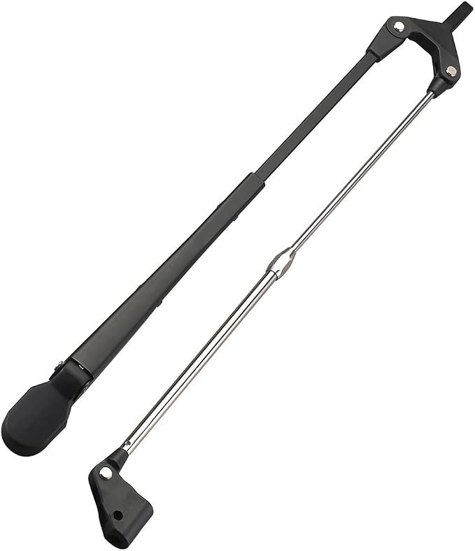 Schmitt & Ongaro 33670 Deluxe Pantograph Wiper Arm – Adjustable 12in-18in Marine Wiper Arm with Pantograph Sweep