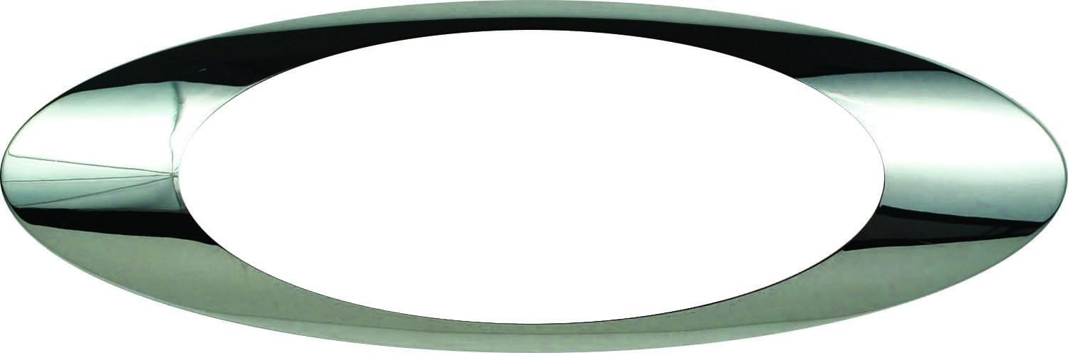 Optronics 00212327P M1 Chrome Bezel – Polycarbonate Trim Ring for M1 Series Trailer and Marker Lights