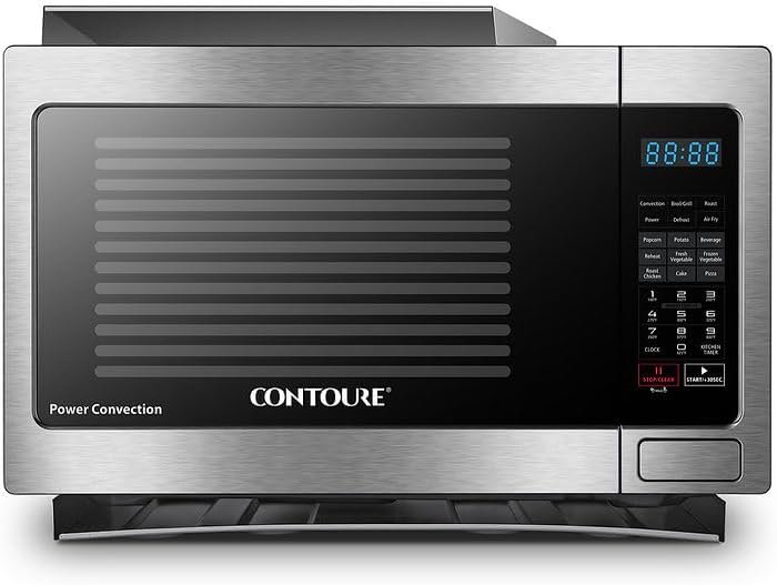 Contoure RV200SCON 1.1 Cu Ft Stainless Steel Built-In Convection Microwave – RV Oven with Trim Kit Compatibility - Image 5