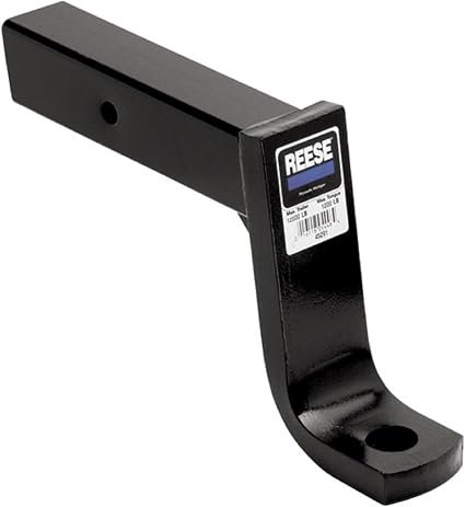 Reese Titan 45291 Ball Mount – 7 in Drop, 2-1/2 in Receiver Shank with 16,000 lb Gross Trailer Weight Capacity