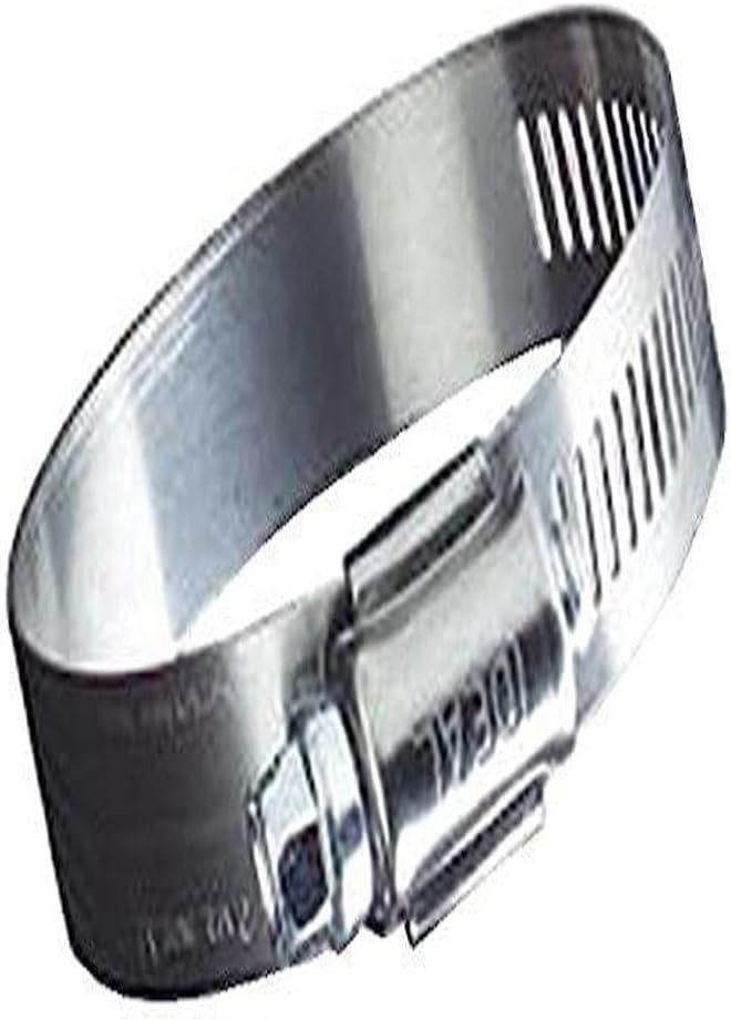 Ideal-Tridon 5048058 Hose Clamp 2-Pack – SAE Size 48, 2-1/2in to 3-1/2in Clamp Range, Worm Drive Design
