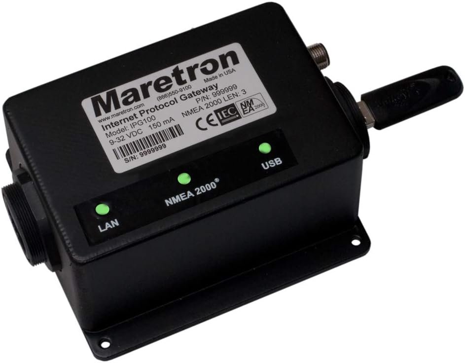 Maretron IPG100 Internet Protocol Gateway – NMEA 2000 Ethernet Interface for Vessel Network Integration - Image 2