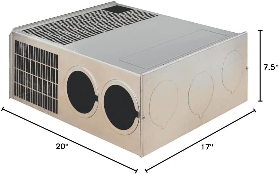 Suburban 2591A SF-42VHFQ RV Furnace – 42000 BTU Direct Vent Propane Furnace with Ducted Heating and Electronic Ignition - Image 2