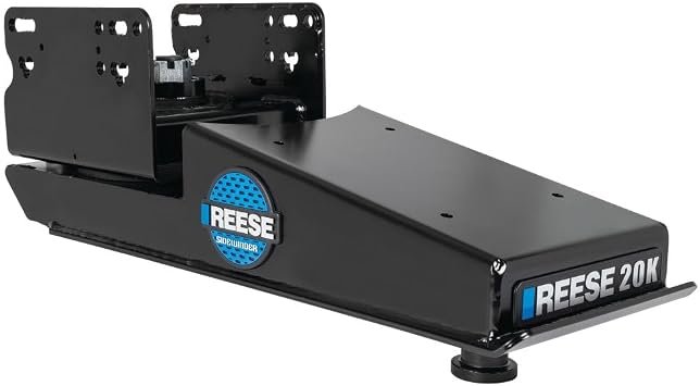 Reese 69220 Sidewinder 5th Wheel Pin Box – 20000 lb Capacity with 22in Rearward Pivot for Short Bed Trucks