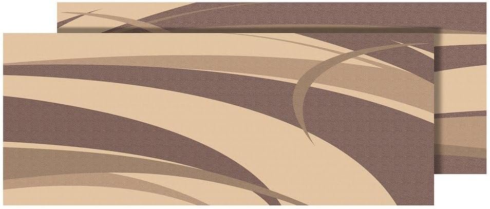 Faulkner 53019S Graphic Patio Mat – 8ft x 16ft Reversible Polypropylene Outdoor Rug in Brown and Beige - Image 3