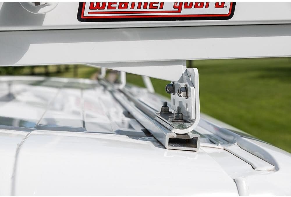 Weather Guard 229-7-03 Full-Size Van Extended Drop-Down Dual Ladder Rack – Passenger-Side Access with Assisted Lowering - Image 2