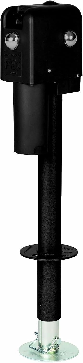 Suspension Pro 81199 Electric Trailer Jack – 2500 lb Capacity, Acme Screw Drive, 12V Powered Lift