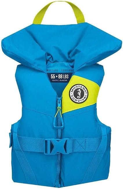 Mustang Survival MV35600268 Youth Lil’ Legends Foam Vest – Youth Personal Flotation Device for Boating and Water Activities