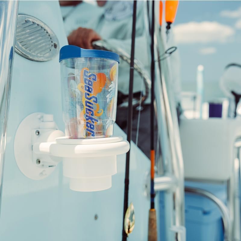 SeaSucker MC5314B Vertical Cup Holder – Single Black Vacuum-Mount Drink Holder for Boats, Vehicles, and Workspaces - Image 2