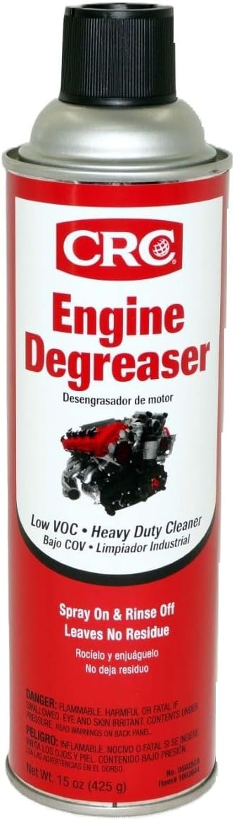 CRC 05025CA Engine Degreaser Aerosol – 15 oz Fast-Acting Petroleum-Based Cleaner for Engines, Machinery, and Industrial Equipment - Image 2