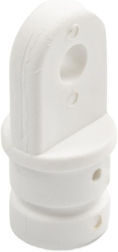 Whitecap 3417WP Inside Eye End Pair – White Marine Rail Fittings for 7/8in Tubing Installations