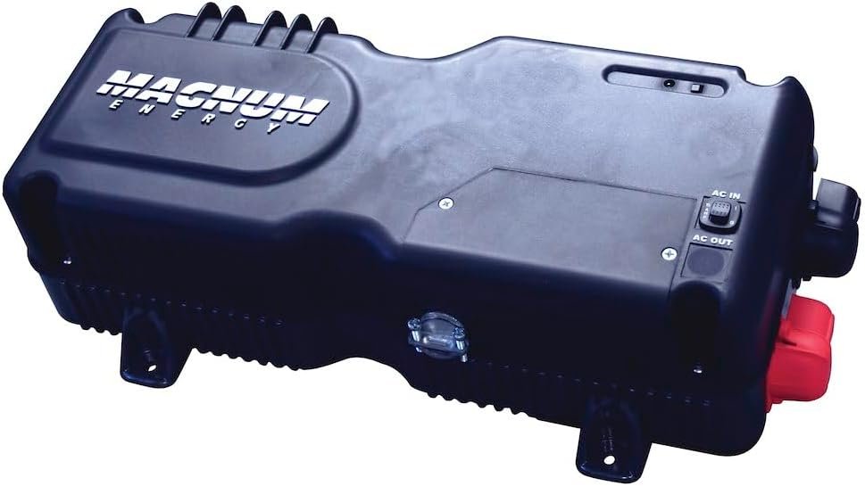 Magnum MMS1012-G 1000W 12V Inverter Charger – 50A Power Factor Corrected Charger with Pure Sine Output