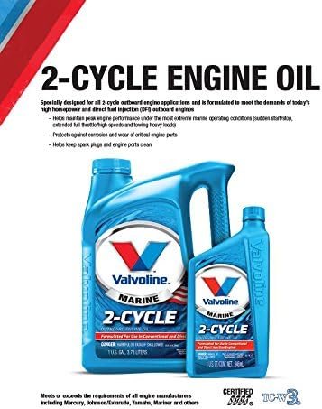 Valvoline 469 Multi-Purpose 2-Cycle Engine Oil – 16oz TC-W3 Marine Lubricant for Outboard Engines and Watercraft - Image 2