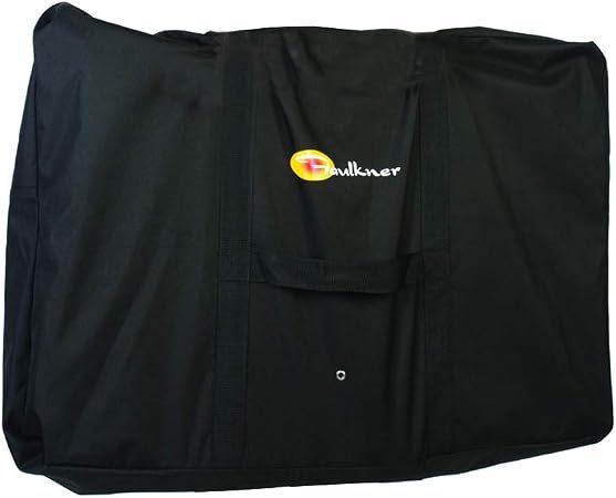Faulkner 43951 Folding Chair Storage Bag – Black Polyester Carry Bag for Camping and Director Chairs with Zipper Closure - Image 4