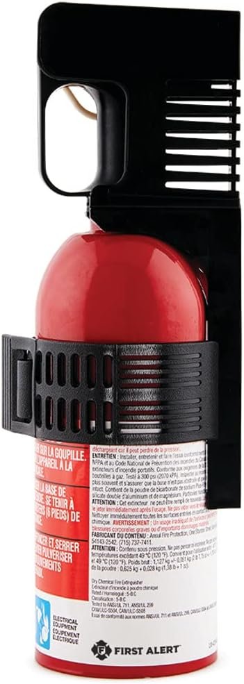 BRK Electronics AUTO5 Automatic Fire Extinguisher – 5BC Steel Unit for Vehicle and Compartment Fire Protection