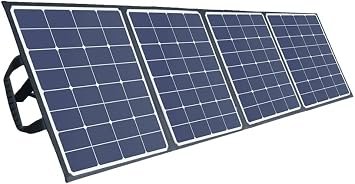 Southwire 53224 Quad-Fold Solar Panel – 100W Portable Folding Solar Charger with Carry Case and Connector Kit