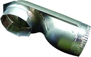 Westland VI490D 90 Degree Dryer Vent Elbow – Compact Duct Connector for Splendide Laundry Vent Installations