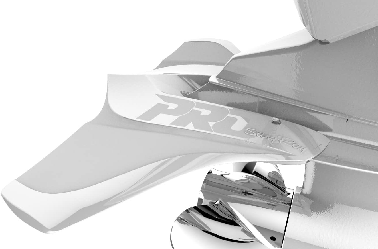 StingRay SRPRO2 Classic Pro Hydrofoil – White Outboard Stabilizer for Enhanced Planing and Improved Boat Handling - Image 3