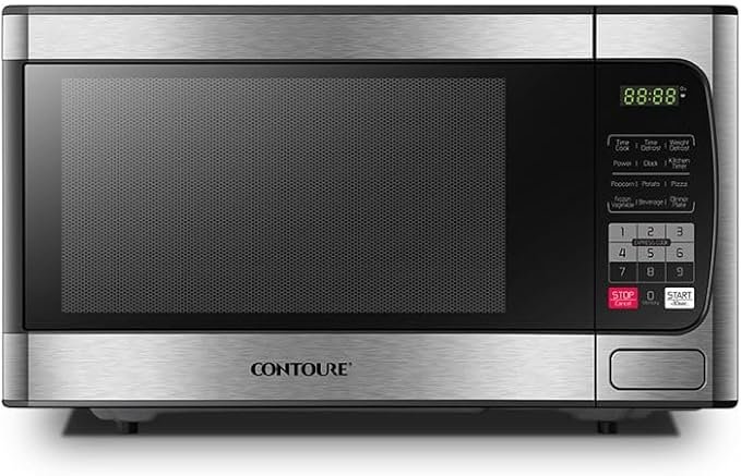Contoure RV-950S Built-In Microwave Oven – 1.0 Cu Ft Capacity, 900W Cooking Power, Stainless Steel Finish
