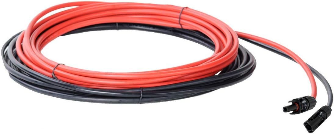 Go Power 76216 MC4-OUTPUT-10 Solar Extension Cable – 10ft MC4 Connector Wire for RV and Off-Grid Solar Systems
