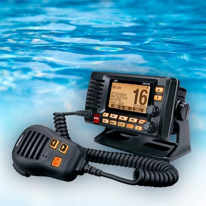 Uniden UM725GBK Fixed Mount Marine VHF Radio – GPS, NMEA 2000 and Class D DSC in Black - Image 6