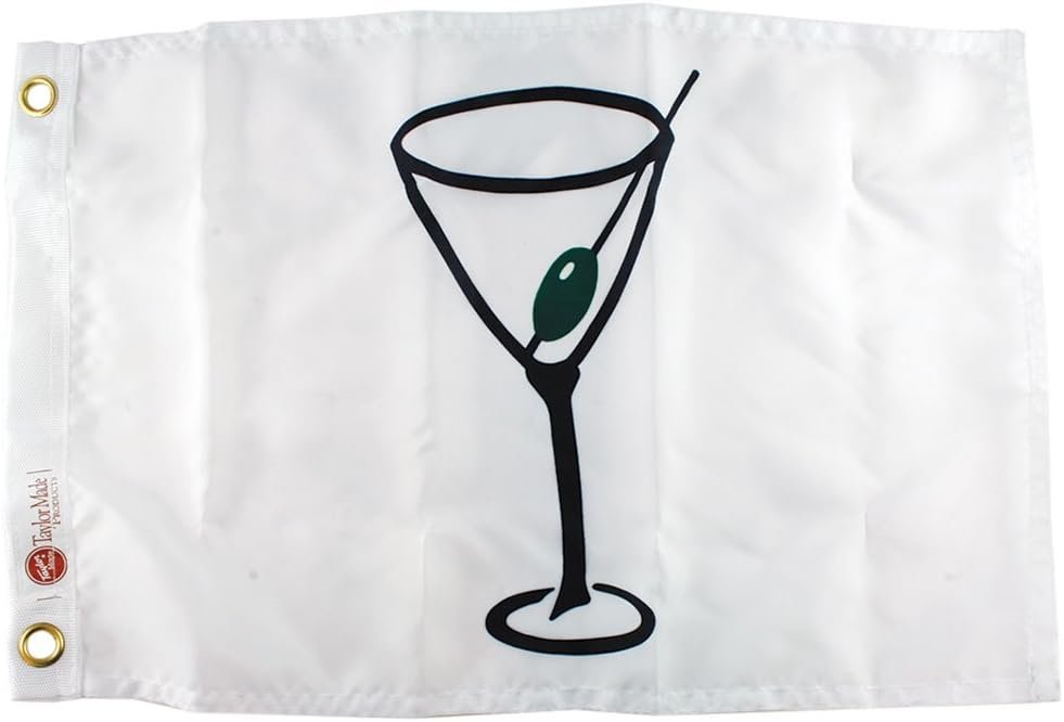 Taylor Made 9118 12 x 18 Inch Cocktail Flag – Marine Signal and Decorative Boat Flag for Poles and Staffs
