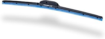Scrubblade CBB2200 ShadeBlade Wiper Blade – 22in Blue Ceramic-Coated Silicone with Dual-Action Cleaning System