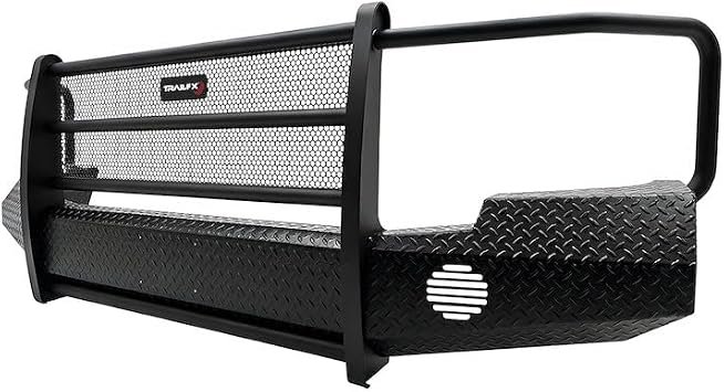 TrailFX FX3005A Full Replacement Front Bumper – Fits Chevrolet HD Trucks – Steel Winch-Ready Off-Road Bumper