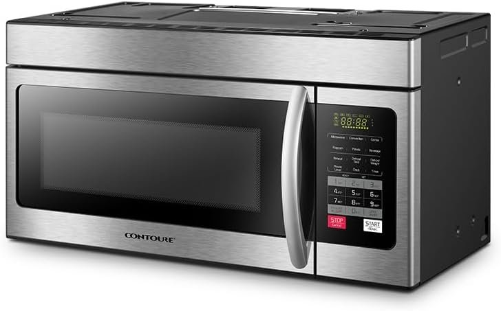 Contoure RV500OTR 1.6 Cu Ft Stainless Steel Over-the-Range Microwave – Integrated Ventilation and RV Kitchen Installation - Image 5