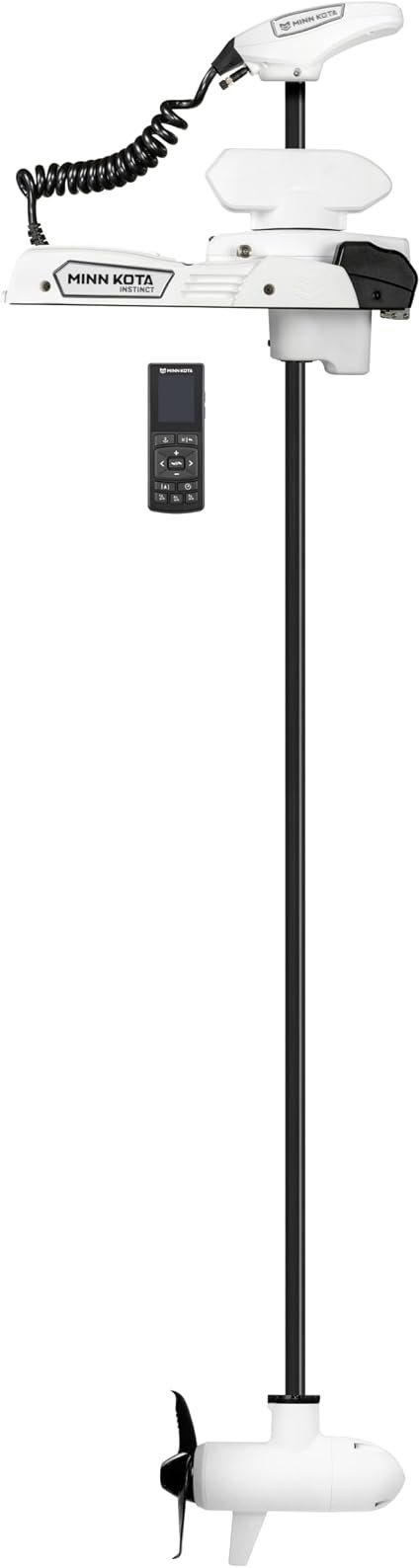 Minn Kota Riptide Instinct Quest 90/115 1358562 – Saltwater Trolling Motor with 60 in Shaft, GPS Anchor Lock, and White Finish