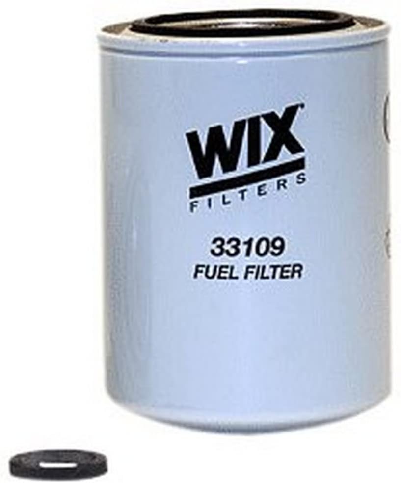 WIX 33109 Inline Fuel Filter – Fuel System Protection Filter – Metal Housing with Filtration Media