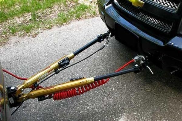 Demco 9511008 Dominator Tow Bar – 7500 lb Towing Capacity with 30 lb Aluminum Construction and Safety Cables - Image 2