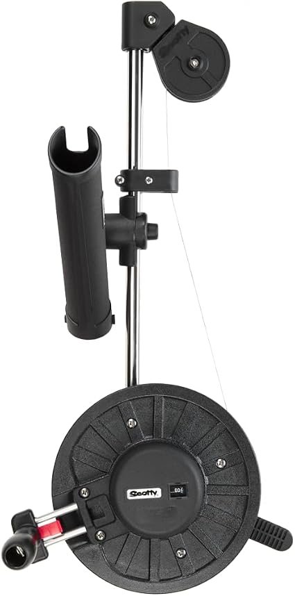 Scotty 1060 DepthKing Manual Downrigger – 23in Boom Manual Fishing Downrigger for Trolling Applications