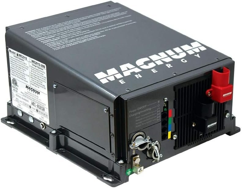 Magnum ME2012-U 2000W 12V Inverter Charger – 100A Battery Charger with Automatic Transfer Switch