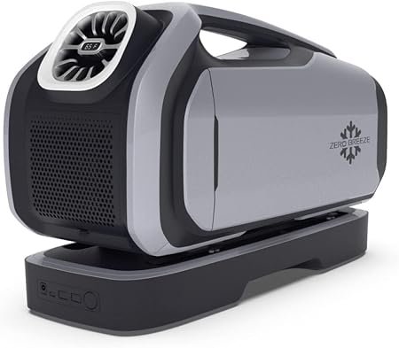 Zero Breeze Z20P Mark 2 Portable Air Conditioner Package – 2300 BTU Cooling with Included 840Wh Lithium Battery