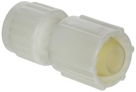 Elkhart Supply 16873 Flair-It Faucet Termination Adapter – 1/2in PEX x 1/2in Female BSP Swivel, White