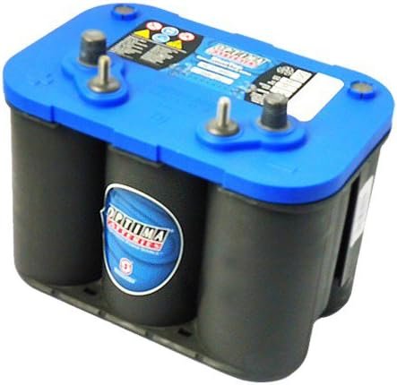 Optima BlueTop D31M Marine Battery 8052-161 – Group 31 Dual-Purpose AGM Battery with 900 MCA, 75Ah Capacity and Deep-Cycle Power