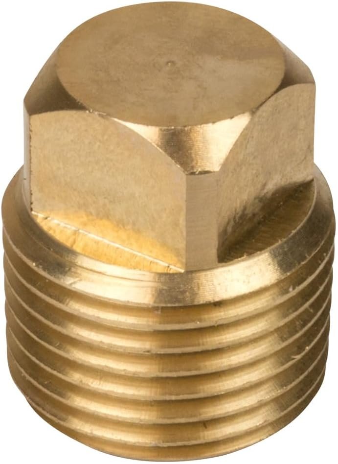Sea-Dog 5200415 Replacement Garboard Plug – Brass Marine Drain Plug for 520040 Assembly with Display Pack Configuration