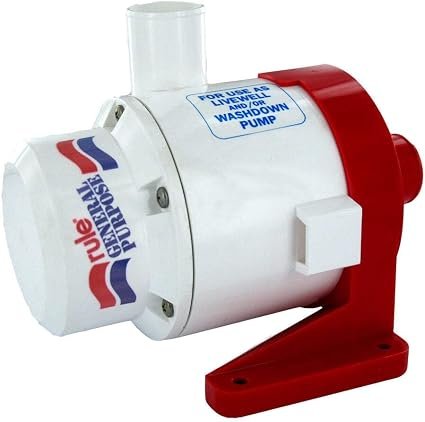 Rule 17A 3800 GPH General Purpose Pump – 12V Water Circulation Pump with 1-1/2in Ports and 220LPM Output - Image 3