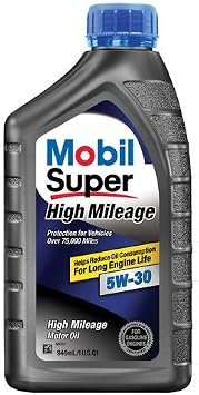 Mobil Super High Mileage 5W-30 Motor Oil 1 Qt – Synthetic Blend Engine Oil for 75,000+ Mile Vehicles – API SP - Image 2