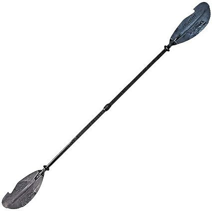 YakGear 60016 Assassin Full Kayak Paddle – Adjustable 230-240cm Carbon Hybrid Shaft with Hook-and-Teeth Blade